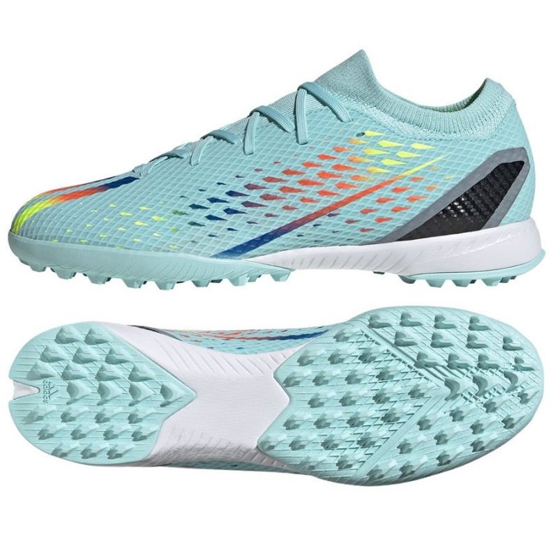 Kopačky Adidas X Speedportal.3 Tf M GW8485 modrý modrý Kopačky Adidas X Speedportal.3 Tf M GW8485 modrý modrý