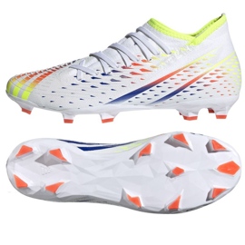 Kopačky Adidas Predator Edge.3 Fg M GW1002 bílý bílý Kopačky Adidas Predator Edge.3 Fg M GW1002 bílý bílý