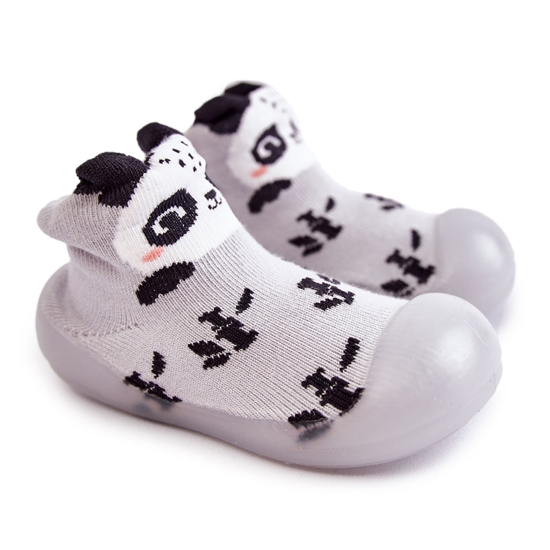 BEFADO S.A. Dětské pantofle Niechodki Befado 002P038 Šedé šedá