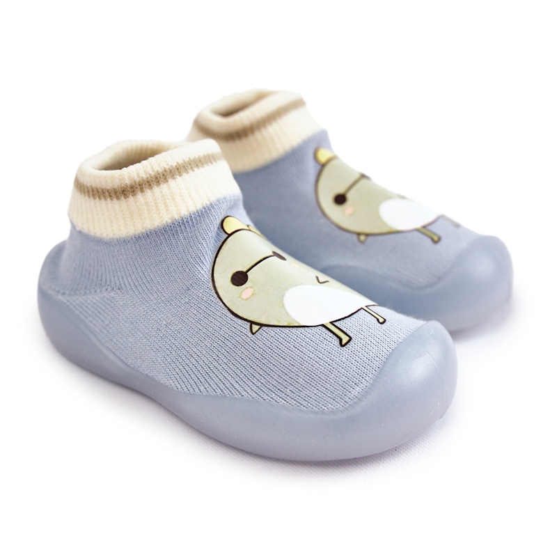 BEFADO S.A. Dětské pantofle Niechodki Befado 002P025 Modré modrý