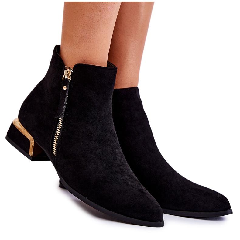 PS1 Dámské semišové zateplené boty černé Laufey černá PS1 Dámské semišové zateplené boty černé Laufey černá