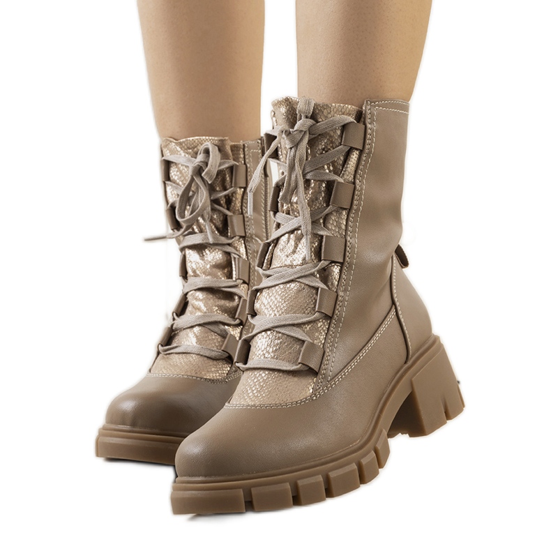 Hnědé dámské kozačky Alcaraz hnědý