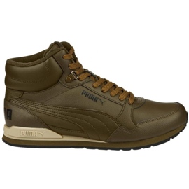 Puma St Runner v3 Mid M 387638 03 zelený