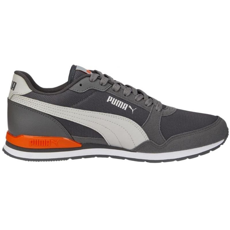 Síťované boty Puma St Runner v3 384640 09 šedá Síťované boty Puma St Runner v3 384640 09 šedá
