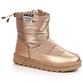 Dámské zlaté metalické sněhule Potocki zlatý Dámské zlaté metalické sněhule Potocki zlatý