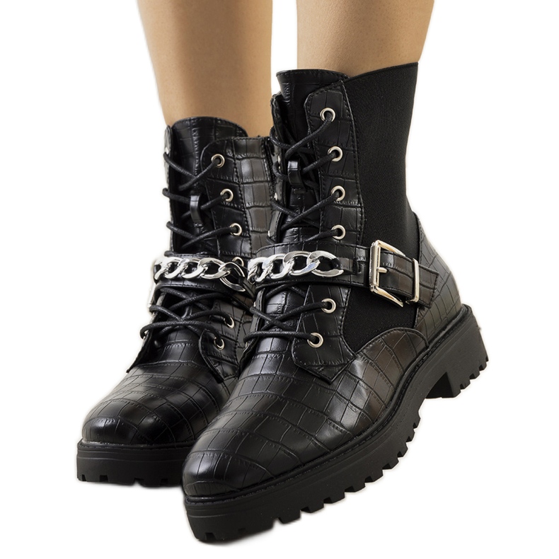 BM Černé trapery od Magana černá BM Černé trapery od Magana černá