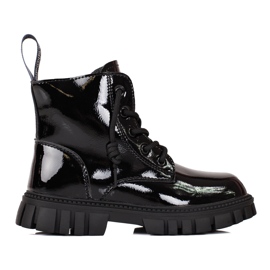 Dívčí kozačky, zateplené Shelovet černá