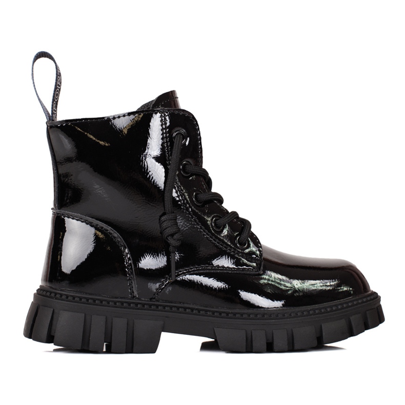 Dívčí kozačky, zateplené Shelovet černá