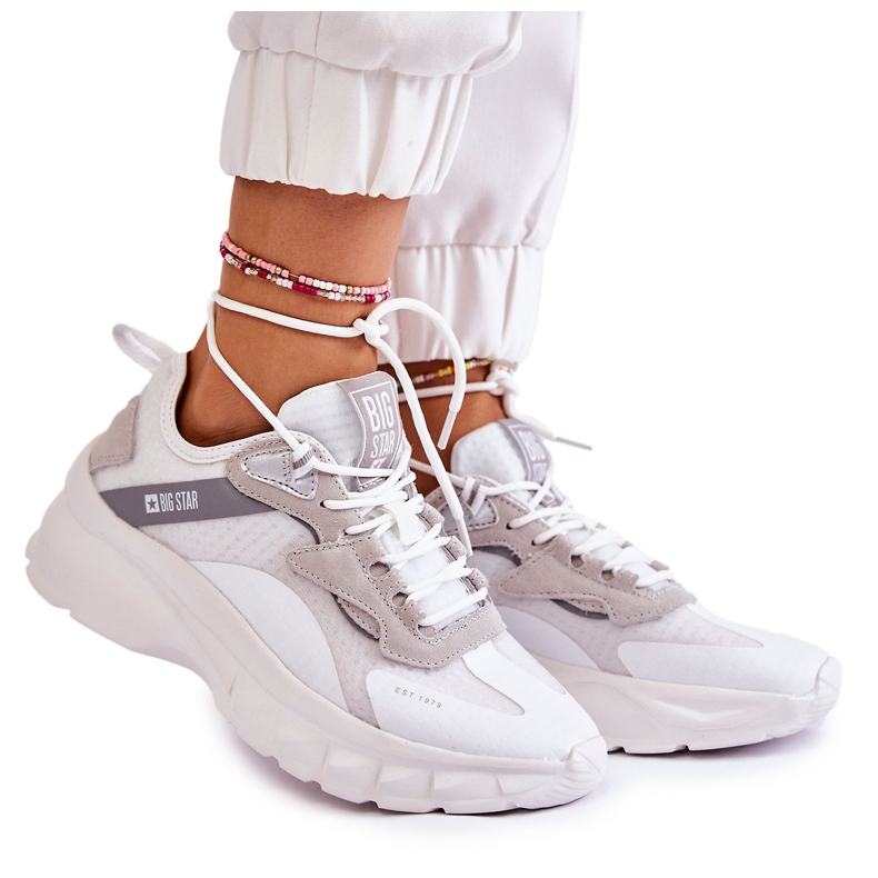 Dámská sportovní obuv Big Star KK274057 White bílý Dámská sportovní obuv Big Star KK274057 White bílý