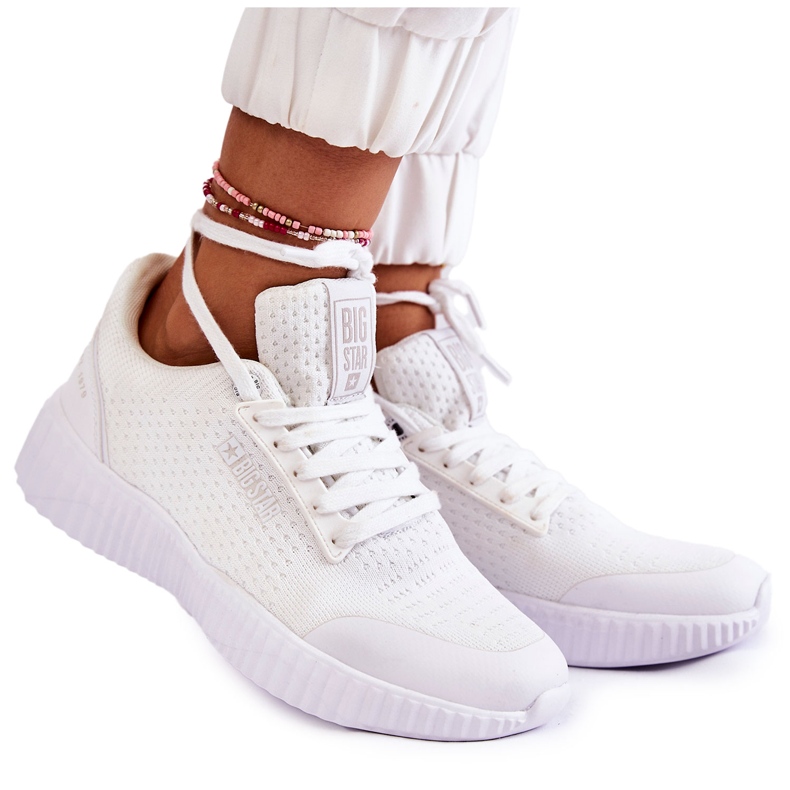 Dámské tenisky Big Star KK274062 Bílé bílý