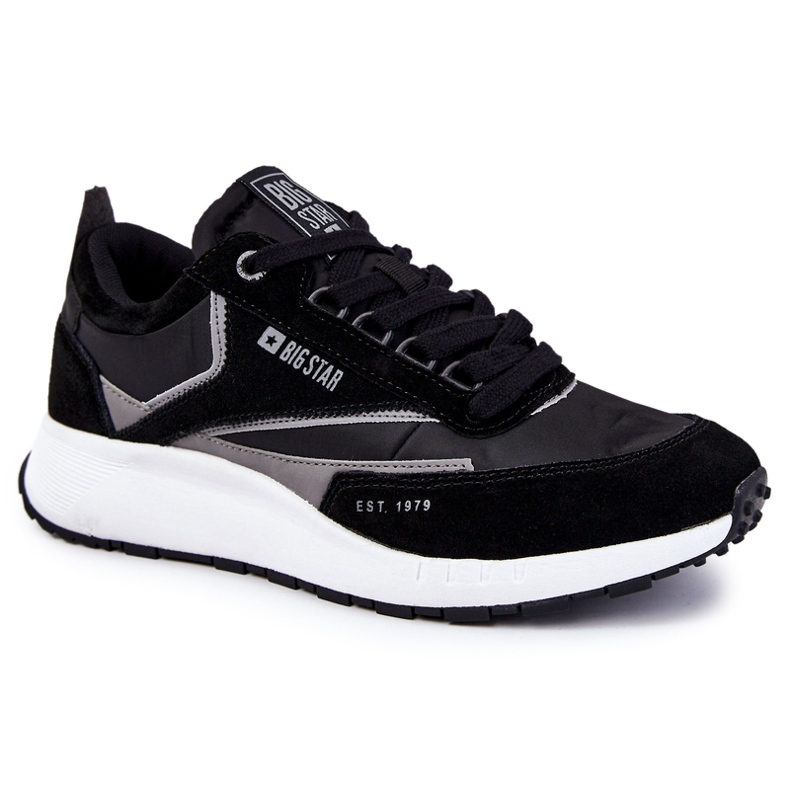 Pánské sportovní boty Big Star KK174024 Black černá Pánské sportovní boty Big Star KK174024 Black černá