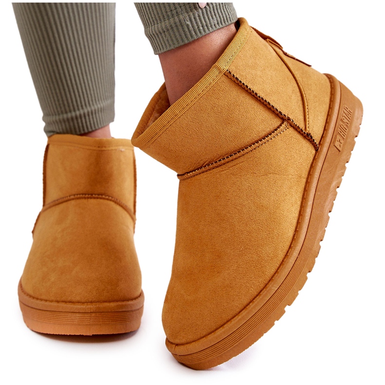 Dámské zateplené sněhule Big Star KK274289 Orange oranžový