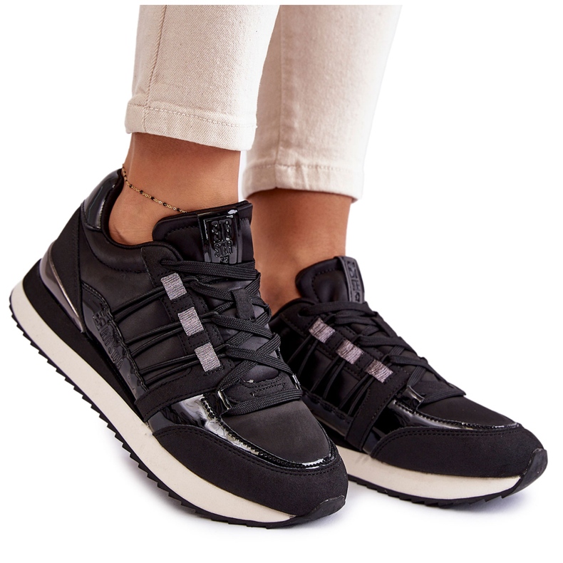 Módní dámská sportovní obuv Big Star KK274110 Černá