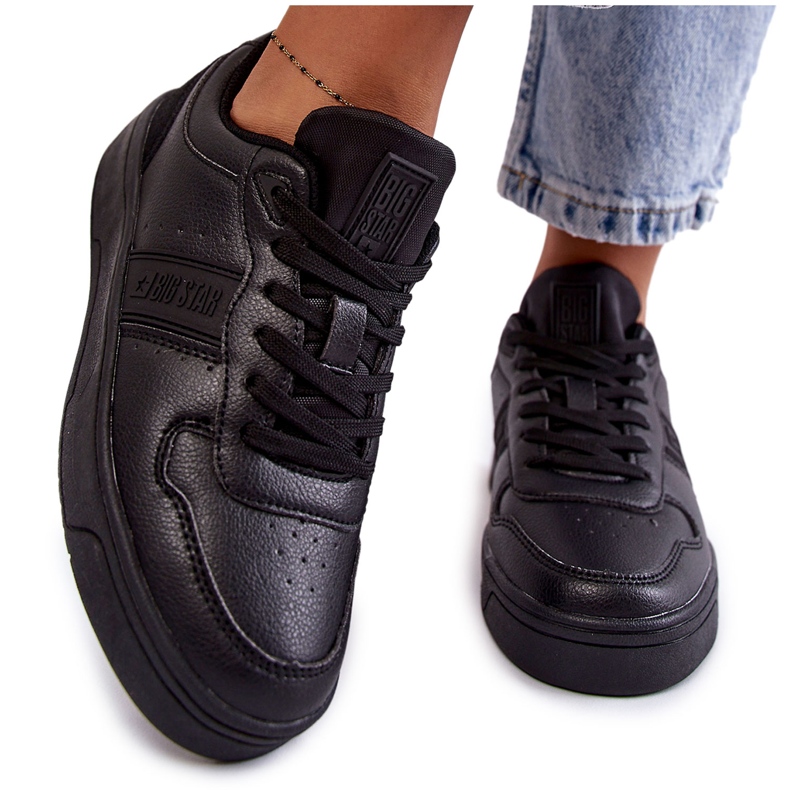 Memory Foam System Big Star nízké sportovní boty KK274258 Black černá