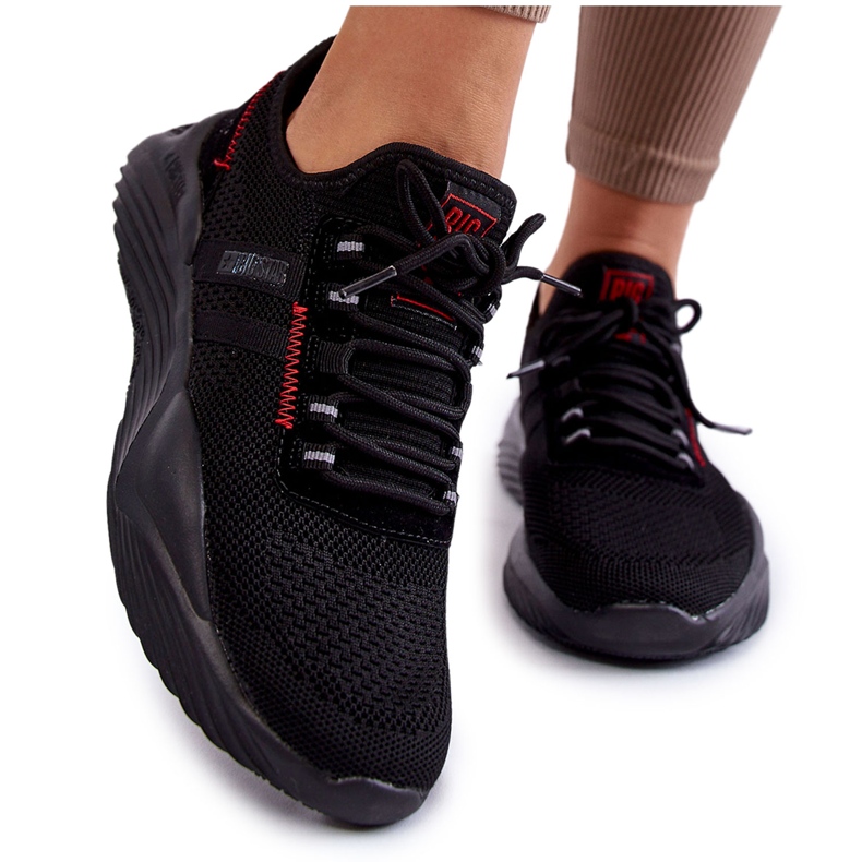 Dámské tenisky Memory Foam System Big Star KK274345 Black černá Dámské tenisky Memory Foam System Big Star KK274345 Black černá