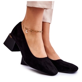 Semišové lodičky La.Fi 230034B-SU Černá černý