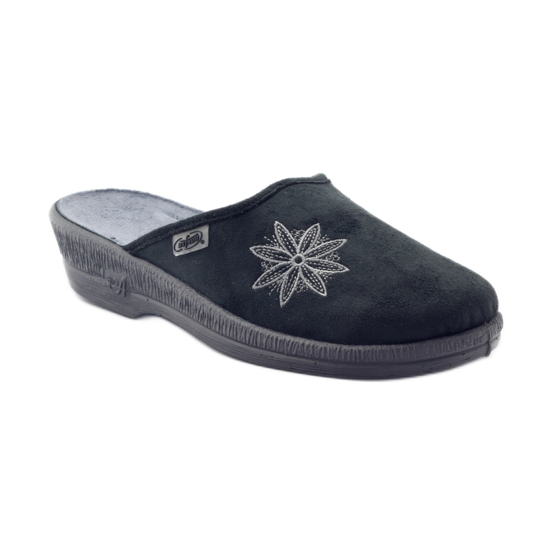 Dámské pantofle na klínku Befado 219d459 šedé šedá