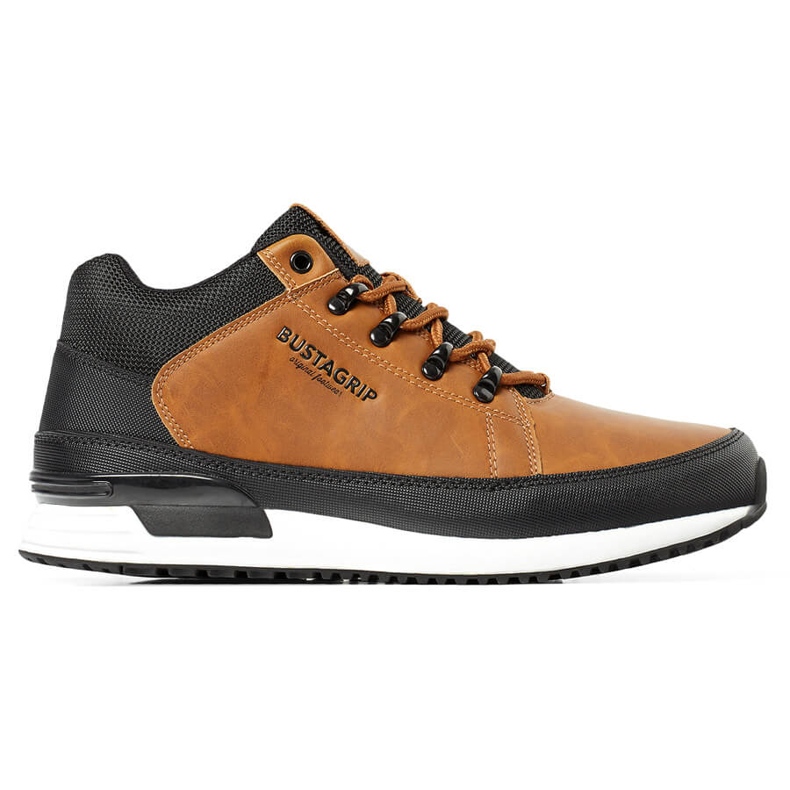 Hnědé kožené pánské boty Cruiser Bustagrip hnědý