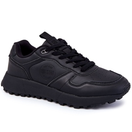 Pánská klasická sportovní obuv Memory Foam Big Star KK174232 Černá černý