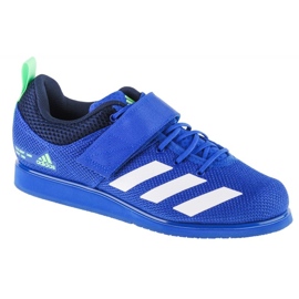 Boty Adidas Powerlift 5 Weightlifting GY8922 modrý Boty Adidas Powerlift 5 Weightlifting GY8922 modrý