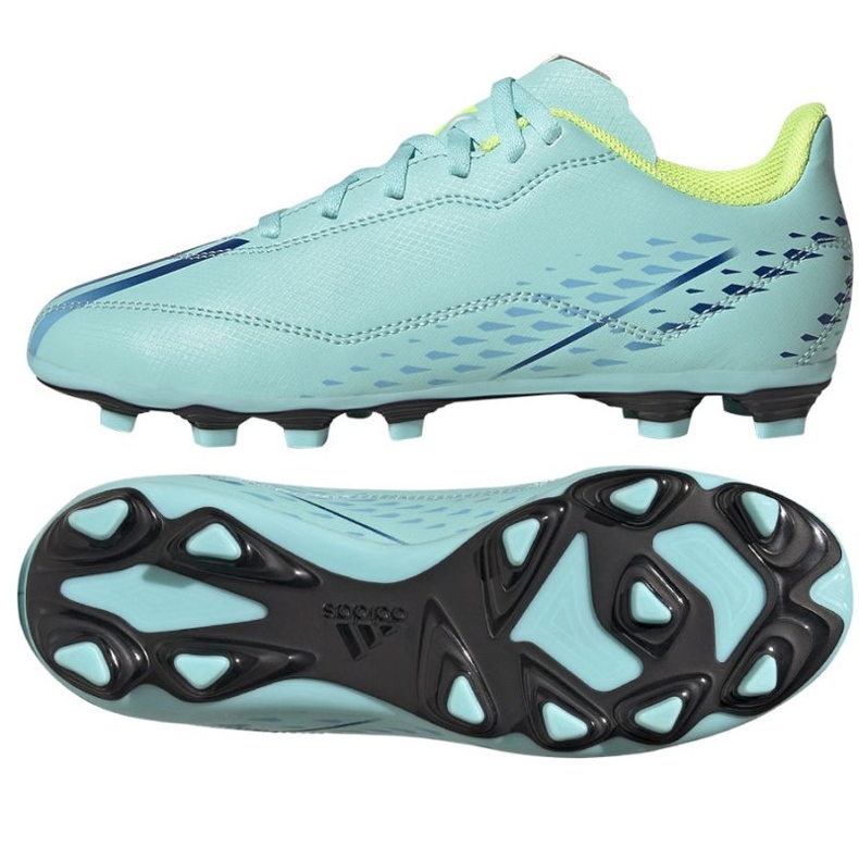 Kopačky Adidas X Speedportal.4 FxG Jr GW8498 modrý modrý Kopačky Adidas X Speedportal.4 FxG Jr GW8498 modrý modrý