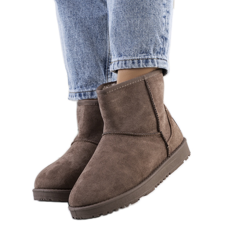 PA1 Dámské hnědé sněhule značky Nanna hnědý