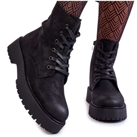 Sergio Leone Dámské boty na platformě černé Randi černý