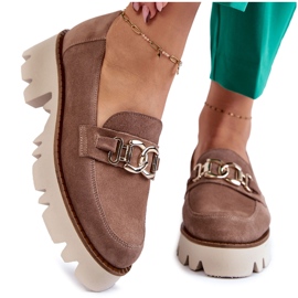 Hnědé semišové boty se zdobením Laura Messi hnědý Hnědé semišové boty se zdobením Laura Messi hnědý