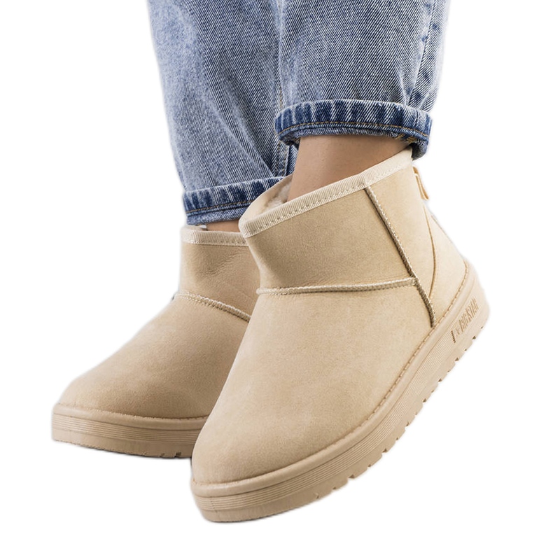 Dámské béžové sněhule Big Star KK274290 béžový