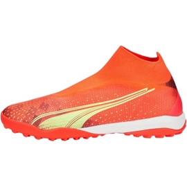 Kopačky Puma Ultra Match+ Ll Tt 107034 03 pomerančový pomeranče a červené