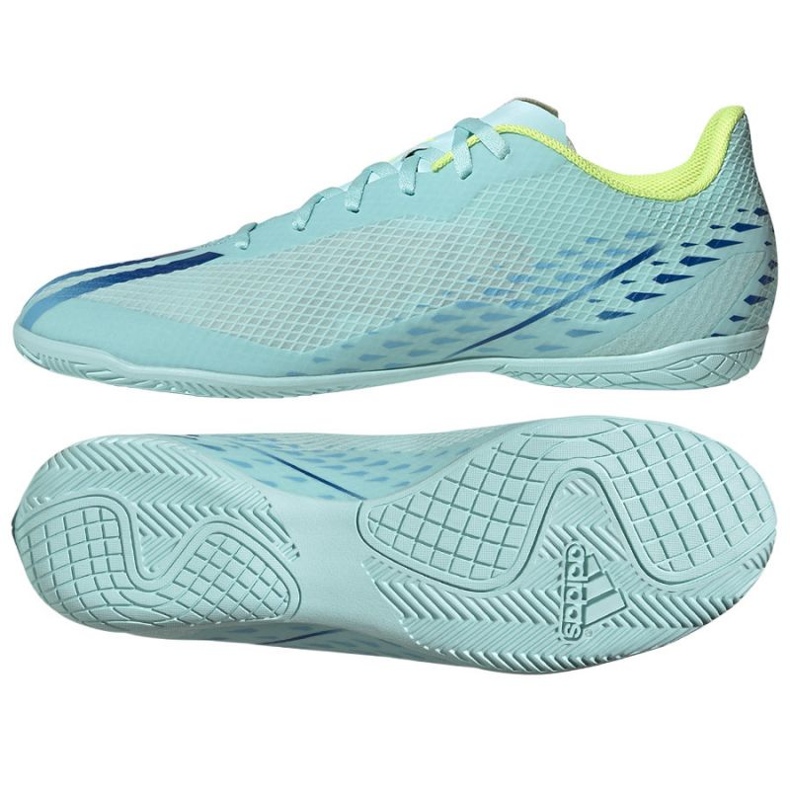 Kopačky Adidas X Speedportal.4 In M GW8502 modrý modrý Kopačky Adidas X Speedportal.4 In M GW8502 modrý modrý