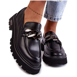 Dámské kožené boty Big Star KK274498 Černá černý