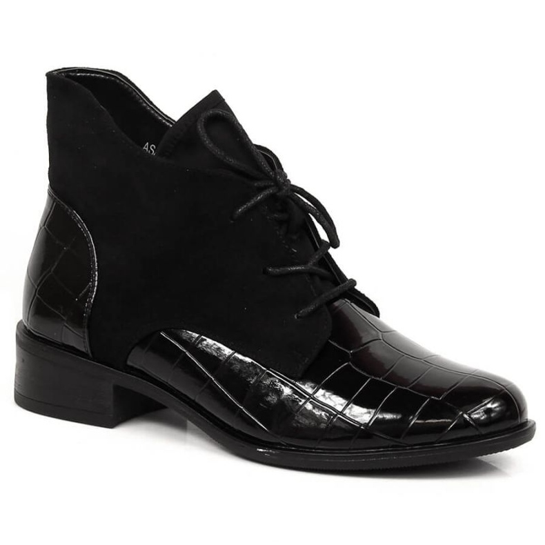 Šněrovací boty Jezzi W JEZ299C černá