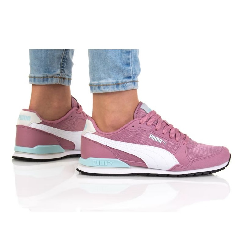 Puma St Runner V3 Mesh Jr 385510 08 růžový