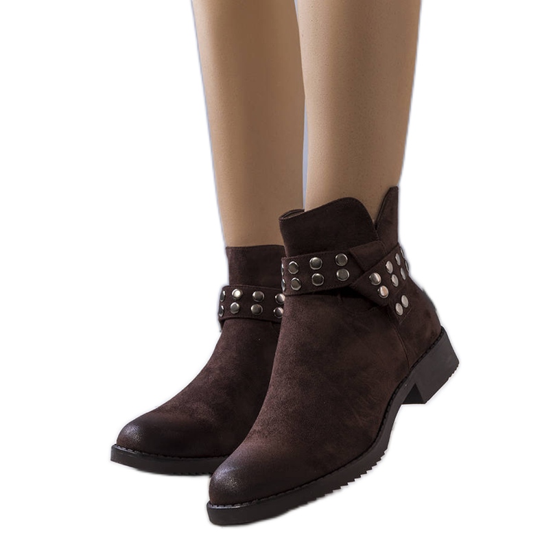 PA1 Hnědé zateplené kozačky značky Meldert hnědý PA1 Hnědé zateplené kozačky značky Meldert hnědý