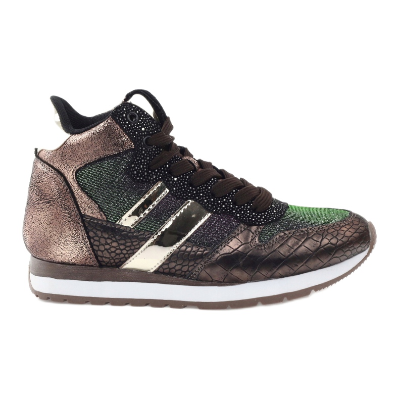 McArthur Dámské kovové měděné sportovní boty hnědý