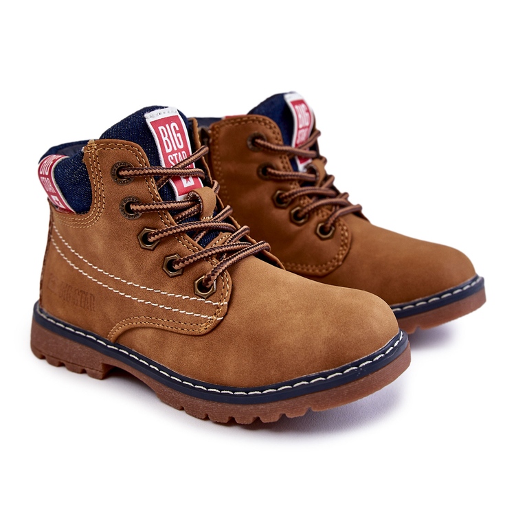 Dětské Trappery Big Star KK374130 Camel hnědý Dětské Trappery Big Star KK374130 Camel hnědý