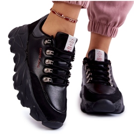 Dámské tenisky na platformě Cross Jeans KK2R4073C černé černý