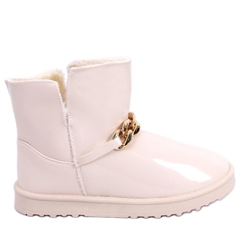 BM Lakované emuše Ollie Beige béžový BM Lakované emuše Ollie Beige béžový