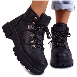 Dámská turistická obuv Lee Cooper LCJ-22-31-1435 Black černý