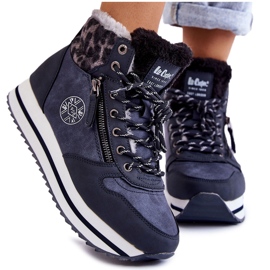 Dámské zateplené boty Lee Cooper LCJ-22-31-1450 tmavě modrá modrý