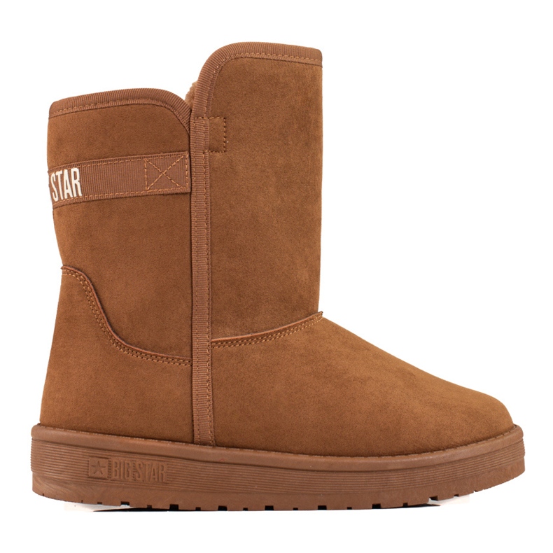 Dámské hnědé vysoké sněhule Big Star KK274616 hnědý Dámské hnědé vysoké sněhule Big Star KK274616 hnědý