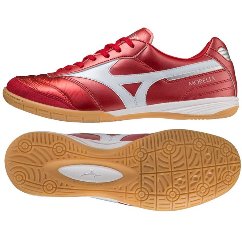 Kopačky Mizuno Morelia Sala Elite In Q1GA221060 červené pomeranče a červené