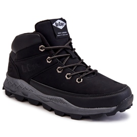 Pánské zateplené boty černé Lee Cooper LCJ-22-01-1391 černý
