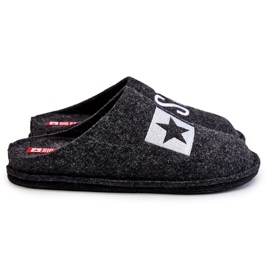 Klasické pánské pantofle Big Star KK176003 Black černý