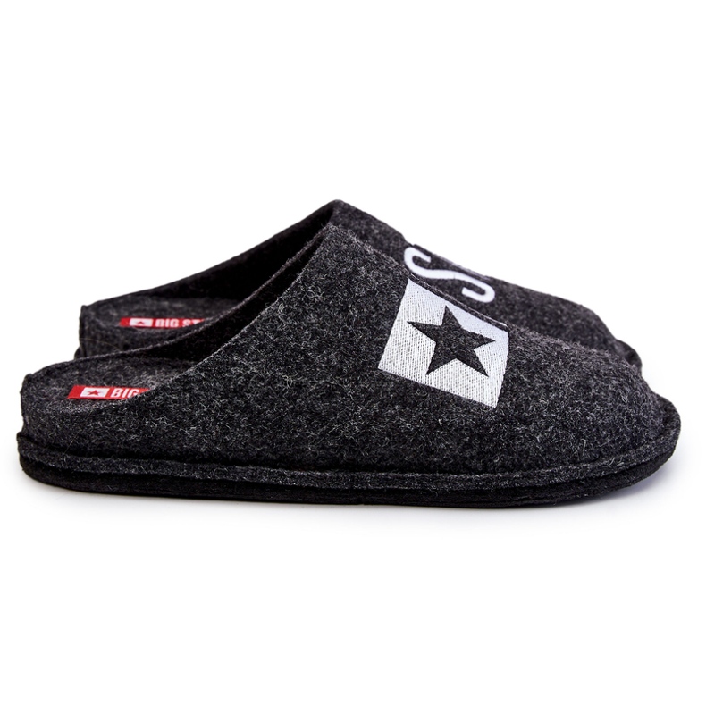 Klasické pánské pantofle Big Star KK176003 Black černá