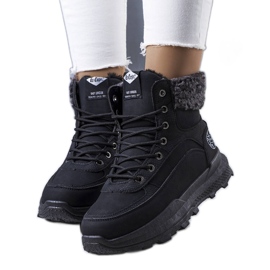 Černé zateplené holínky LCJ-22-44-1362L Lee Cooper černý