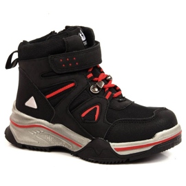 Boty zateplené ovčí vlnou News Jr EVE383A černá