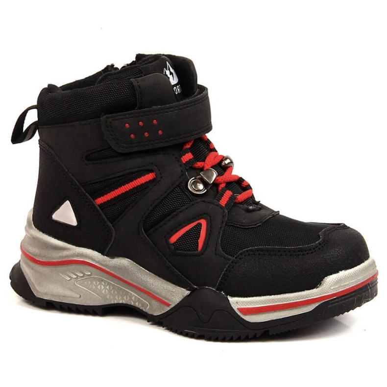 Boty zateplené ovčí vlnou News Jr EVE383A černá