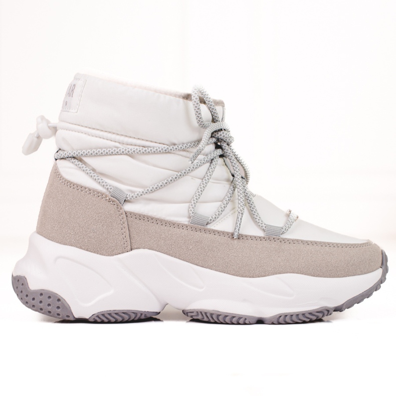 Dámské bílé sněhule Big Star KK274272 béžový Dámské bílé sněhule Big Star KK274272 béžový